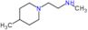 N-methyl-2-(4-methyl-1-piperidyl)ethanamine