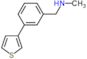N-methyl-1-(3-thiophen-3-ylphenyl)methanamine