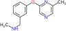 N-methyl-1-[3-(6-methylpyrazin-2-yl)oxyphenyl]methanamine