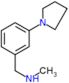 N-methyl-1-(3-pyrrolidin-1-ylphenyl)methanamine