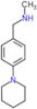 N-methyl-1-(4-piperidin-1-ylphenyl)methanamine