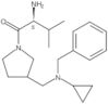(2S)-2-Amino-1-[3-[[cyclopropyl(phenylmethyl)amino]methyl]-1-pyrrolidinyl]-3-methyl-1-butanone