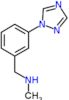 N-methyl-1-[3-(1H-1,2,4-triazol-1-yl)phenyl]methanamine