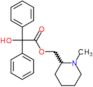 (1-methylpiperidin-2-yl)methyl hydroxy(diphenyl)acetate