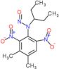 3,4-dimethyl-2,6-dinitro-N-nitroso-N-(pentan-3-yl)aniline