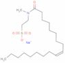 (Z)-2-[methyl(1-oxo-9-octadecenyl)amino]ethanesulfonic acid, sodium salt