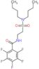 N-[2-(dibutylsulfamoyl)ethyl]-2,3,4,5,6-pentafluorobenzamide