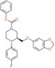 phenyl (3S,4R)-3-[(1,3-benzodioxol-5-yloxy)methyl]-4-(4-fluorophenyl)piperidine-1-carboxylate