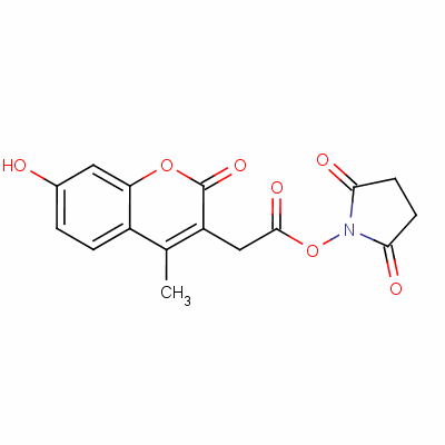 2,5-Dioxo-1-pyrrolidinyl 7-hydroxy-4-methyl-2-oxo-2H-1-benzopyran-3-acetate