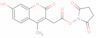 N-succinimidyl 7-hydroxy-4-methyl-3-coumarinylacetate