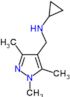 N-[(1,3,5-trimethyl-1H-pyrazol-4-yl)methyl]cyclopropanamine