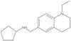 N-Cyclopentyl-1-ethyl-1,2,3,4-tetrahydro-6-quinolinemethanamine