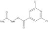 (Aminocarbonyl)azanyl 2,6-dichloro-4-pyridinecarboxylate