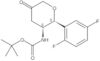 1,1-Dimethylethyl N-[(2S,3S)-2-(2,5-difluorophenyl)tetrahydro-5-oxo-2H-pyran-3-yl]carbamate