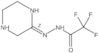 2,2,2-Trifluoroacetic acid (2Z)-2-(2-piperazinylidene)hydrazide