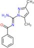 N-[(E)-amino(3,5-dimethyl-1H-pyrazol-1-yl)methylidene]benzamide