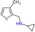 N-[(3-methylthiophen-2-yl)methyl]cyclopropanamine