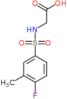 N-[(4-fluoro-3-methylphenyl)sulfonyl]glycine