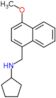 N-[(4-methoxynaphthalen-1-yl)methyl]cyclopentanamine