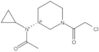 N-[(3R)-1-(2-Chloroacetyl)-3-piperidinyl]-N-cyclopropylacetamide