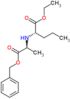 ethyl N-[(1S)-2-(benzyloxy)-1-methyl-2-oxoethyl]-L-norvalinate