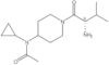 N-[1-[(2S)-2-Amino-3-methyl-1-oxobutyl]-4-piperidinyl]-N-cyclopropylacetamide