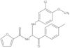 N-[1-[(3-Chloro-4-methoxyphenyl)amino]-2-(4-methylphenyl)-2-oxoethyl]-2-furancarboxamide