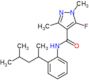 5-fluoro-1,3-dimethyl-N-[2-(4-methylpentan-2-yl)phenyl]-1H-pyrazole-4-carboxamide