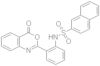 N-[2-(4-Oxo-4H-3,1-benzoxazin-2-yl)phenyl]-2-naphthalenesulfonamide