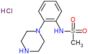 N-(2-piperazin-1-ylphenyl)methanesulfonamide hydrochloride