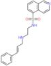 N-(2-{[(2E)-3-phenylprop-2-en-1-yl]amino}ethyl)isoquinoline-5-sulfonamide