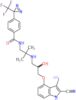 Benzamide, N-[2-[[3-[[2-cyano-3-(iodo-125I)-1H-indol-4-yl]oxy]-2-hydroxypropyl]amino]-2-methylprop…