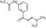 N-[3-[3-(dimethylamino)prop-2-enoyl]phenyl]acetamide