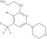 N1-[3-Bromo-6-(4-morpholinyl)-4-(trifluoromethyl)-2-pyridinyl]-1,2-ethanediamine