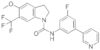 N-[3-FLUORO-5-(3-PYRINDYL)PHENYL]-2,3-DIHYDRO-5-METHOXY-6-(TRIFLUOROMETHYL)-1H-INDOLE-1-CARBOXAMIDE