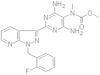 [4,6-Diamino-2-[1-(2-fluorobenzyl)-1H-pyrazolo[3,4-b]pyridin-3-yl]pyrimidin-5-yl]methylcarbamic acid methyl ester