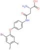 N-[4-(2-bromo-4,5-difluorophenoxy)phenyl]-L-asparagine