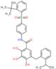 N-{4-[(2-tert-butylphenyl)sulfonyl]phenyl}-2,3,4-trihydroxy-5-[2-(propan-2-yl)benzyl]benzamide