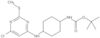 1,1-Dimethylethyl N-[4-[[6-chloro-2-(methylthio)-4-pyrimidinyl]amino]cyclohexyl]carbamate