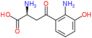 (2S)-2-amino-4-(2-amino-3-hydroxyphenyl)-4-oxobutanoic acid