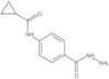 4-[(Cyclopropylcarbonyl)amino]benzoic acid hydrazide