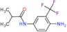 N-[4-amino-3-(trifluoromethyl)phenyl]-2-methylpropanamide