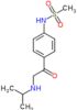 N-[4-[2-[(1-Methylethyl)amino]acetyl]phenyl]methanesulfonamide