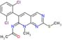 N-[(7Z)-6-(2,6-dichlorophenyl)-8-methyl-2-(methylsulfanyl)pyrido[2,3-d]pyrimidin-7(8H)-ylidene]ace…