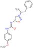 N-(4-methoxyphenyl)-N'-[3-(1-phenylpropan-2-yl)-1,2,3-oxadiazol-3-ium-5-yl]carbamimidate