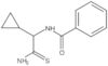 N-(2-Amino-1-cyclopropyl-2-thioxoethyl)benzamide