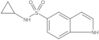 N-Cyclopropyl-1H-indole-5-sulfonamide