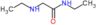 N-ethyl-2-(ethylamino)-2-oxoethanaminium