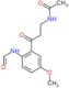 N-{3-[2-(formylamino)-5-methoxyphenyl]-3-oxopropyl}acetamide