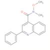 4-Quinolinecarboxamide, N-methoxy-N-methyl-2-phenyl-